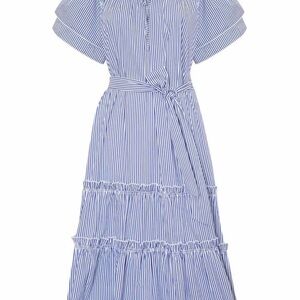 HUNTER BELL Matthews Light Blue Stripe